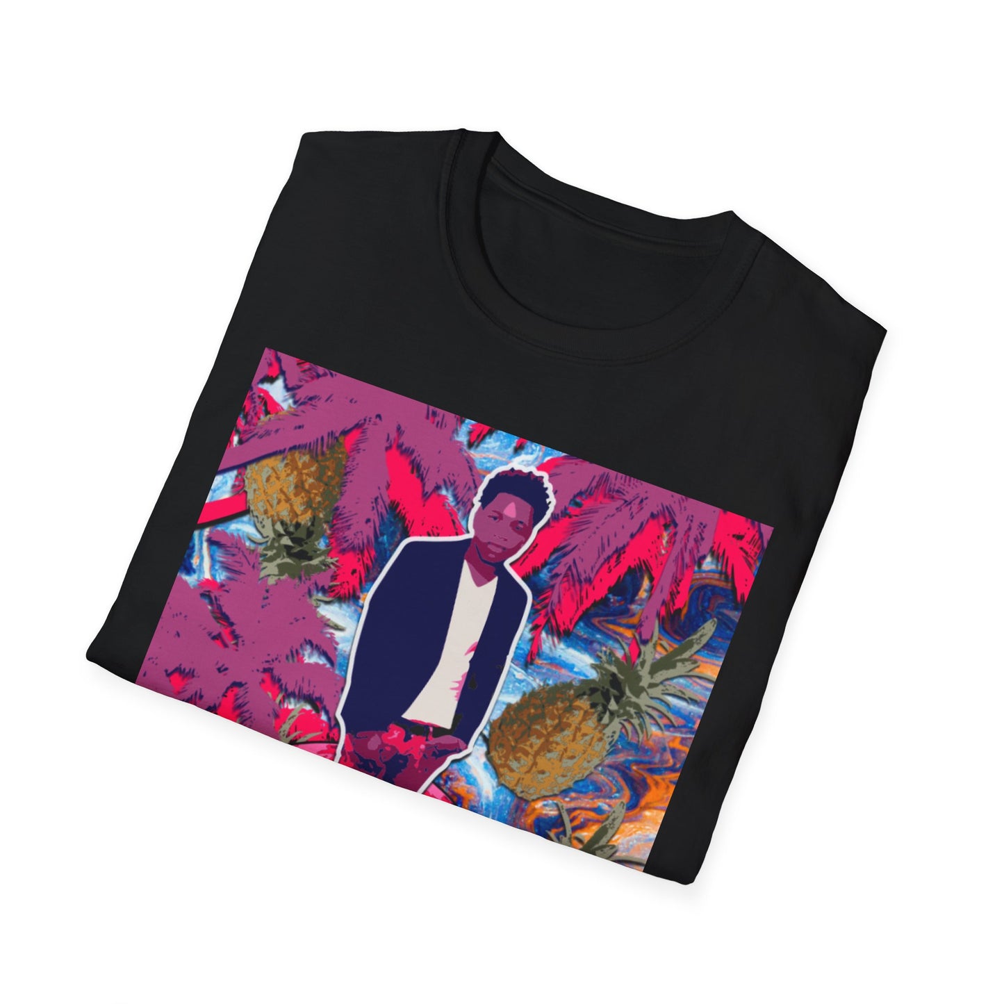 Galaxy Pineapple Graphic T-Shirt